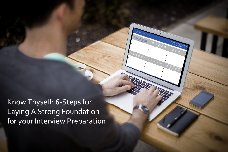 Know Thyself: 6-Steps for Laying A Strong Foundation for Your Interview Preparation